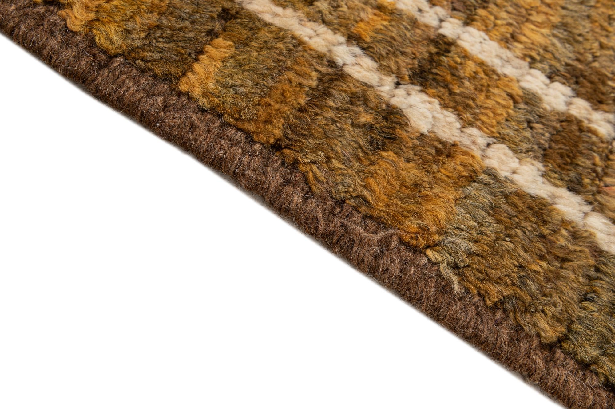 5' 5 x 8' 1 Hand Knotted Moroccan Wool Rug