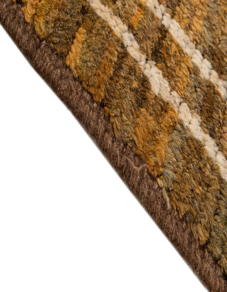 Detail image of 5' 5 x 8' 1  Hand Knotted Moroccan Wool Rug