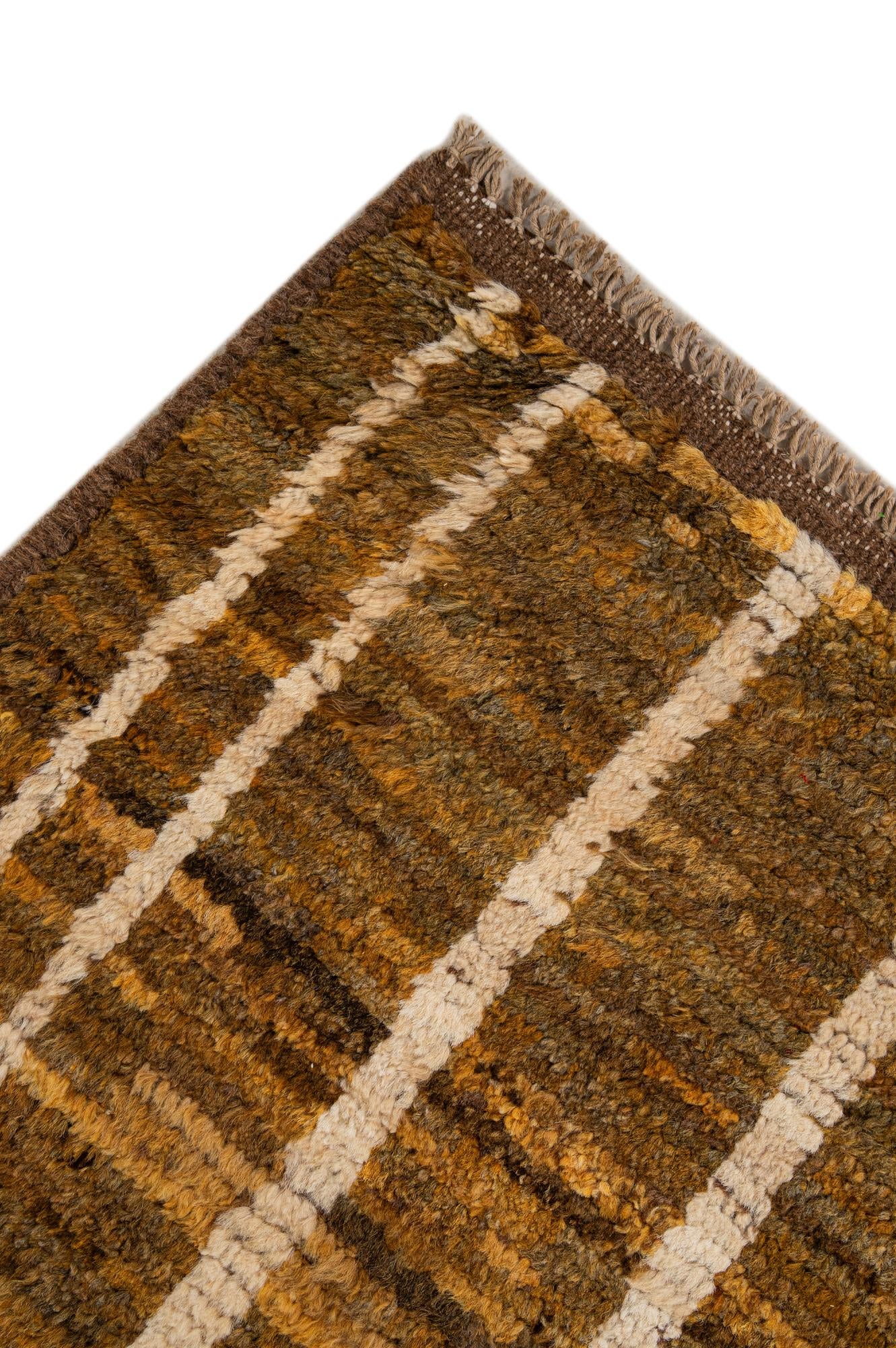 5' 5 x 8' 1 Hand Knotted Moroccan Wool Rug