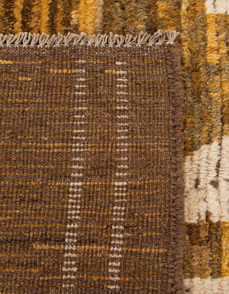 Detail image of 5' 5 x 8' 1  Hand Knotted Moroccan Wool Rug