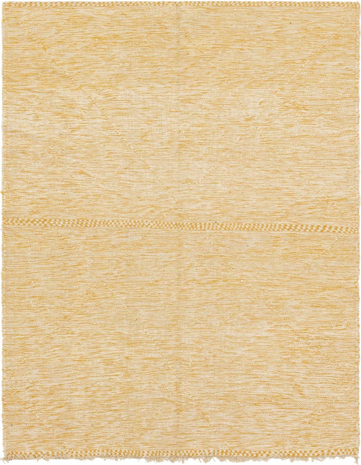 Detail image of 6' 7 x 10' Hand Knotted Moroccan Wool Rug