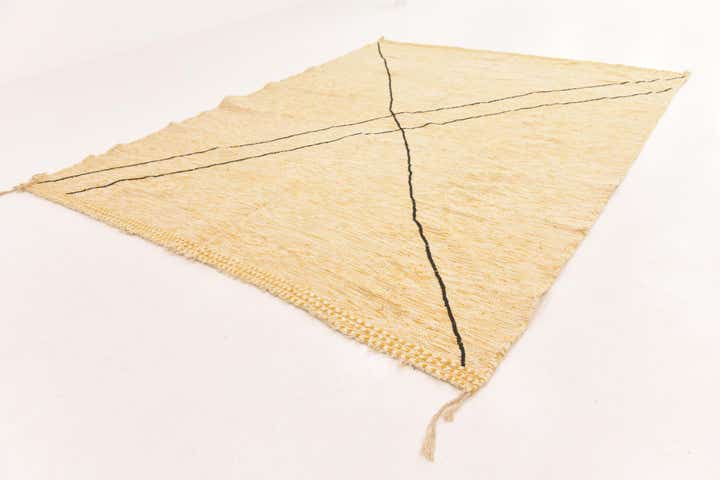 9' 3 x 12' 7 Hand Knotted Moroccan Wool Rug