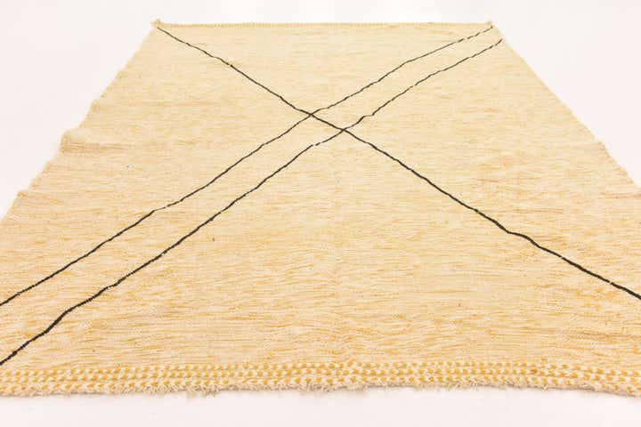 9' 3 x 12' 7 Hand Knotted Moroccan Wool Rug