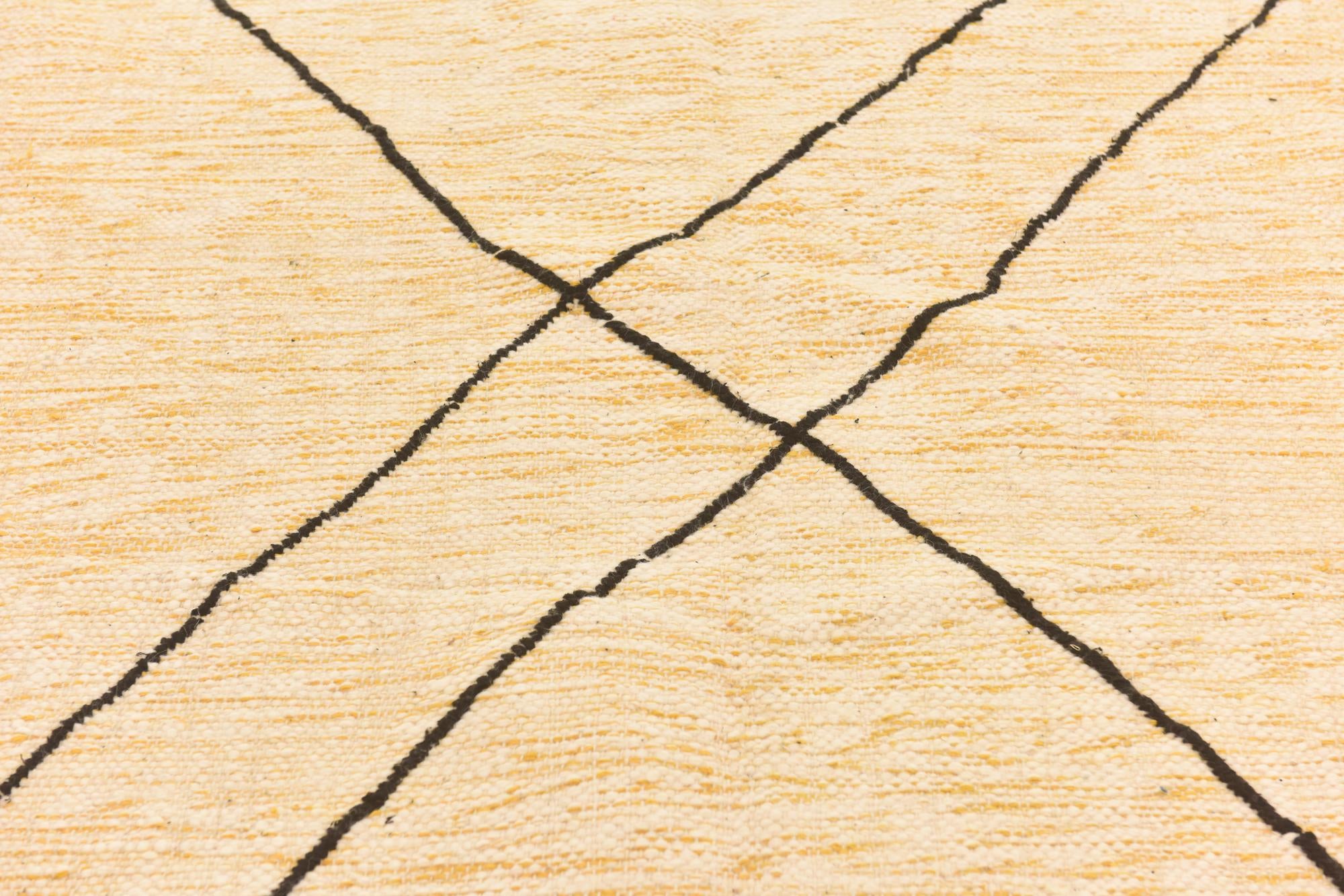 9' 3 x 12' 7 Hand Knotted Moroccan Wool Rug