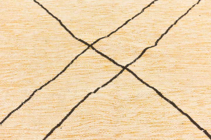 9' 3 x 12' 7 Hand Knotted Moroccan Wool Rug