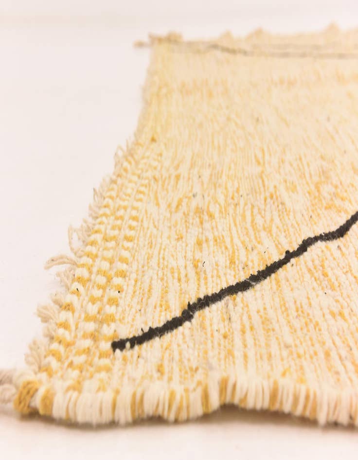 Detail image of 9' 3 x 12' 7  Hand Knotted Moroccan Wool Rug