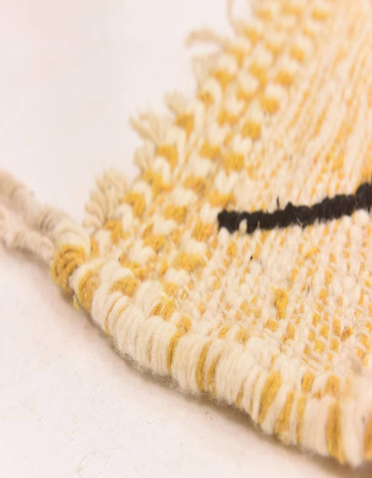 Detail image of 9' 3 x 12' 7  Hand Knotted Moroccan Wool Rug