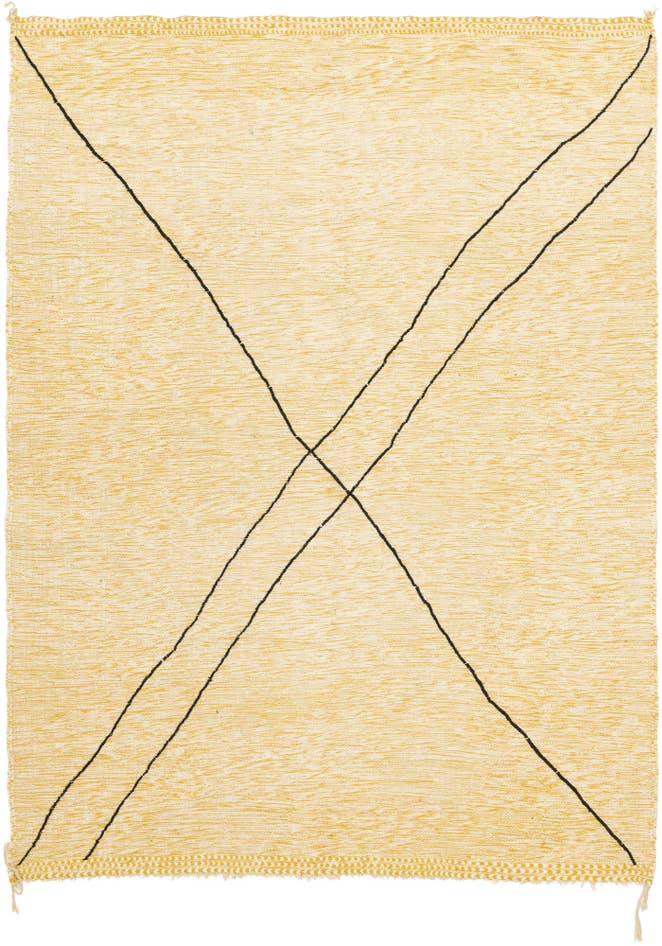 Detail image of 9' 3 x 12' 7 Hand Knotted Moroccan Wool Rug