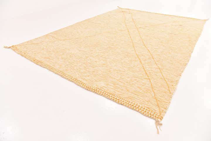 9' 3 x 12' 1 Hand Knotted Moroccan Wool Rug