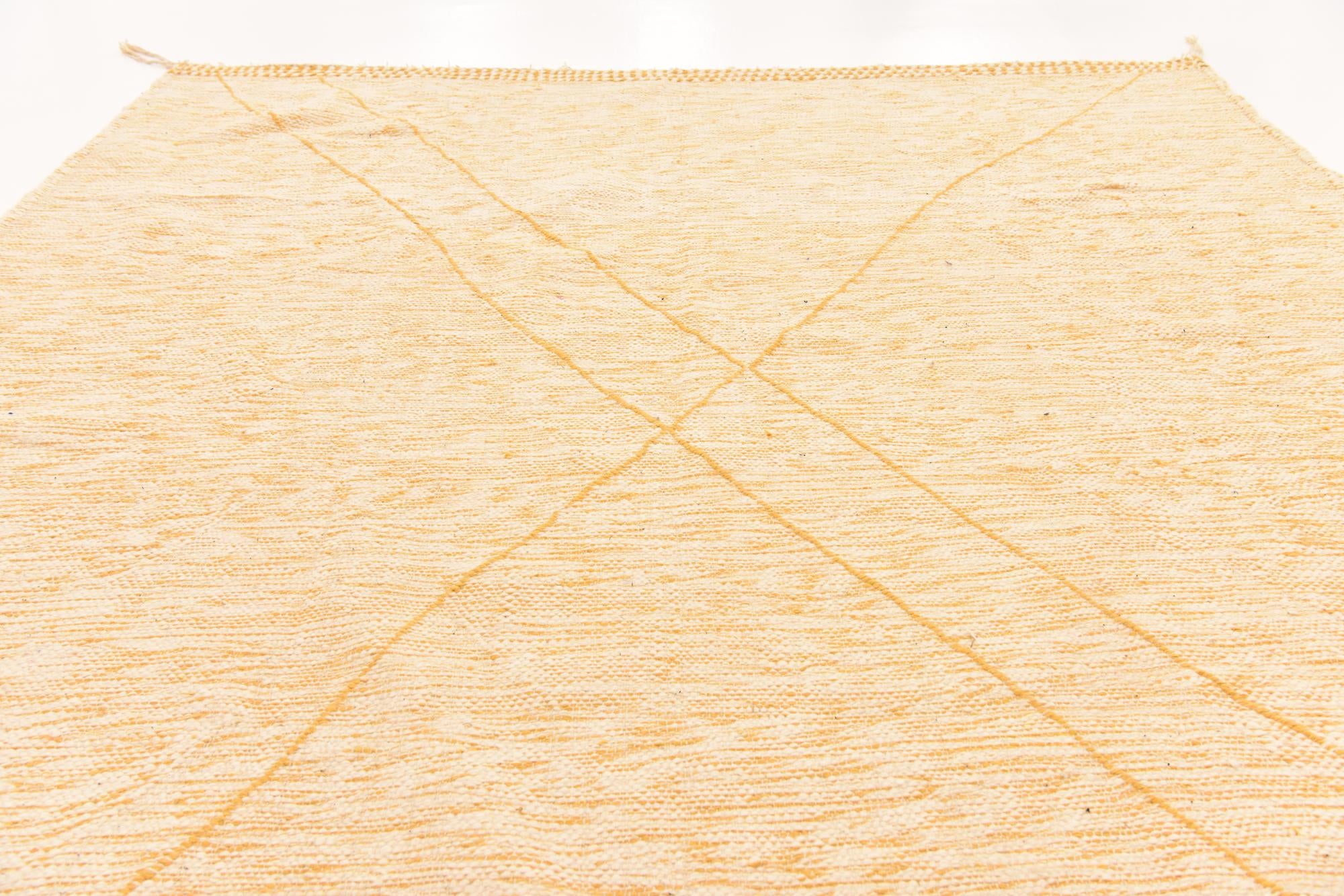 9' 3 x 12' 1 Hand Knotted Moroccan Wool Rug