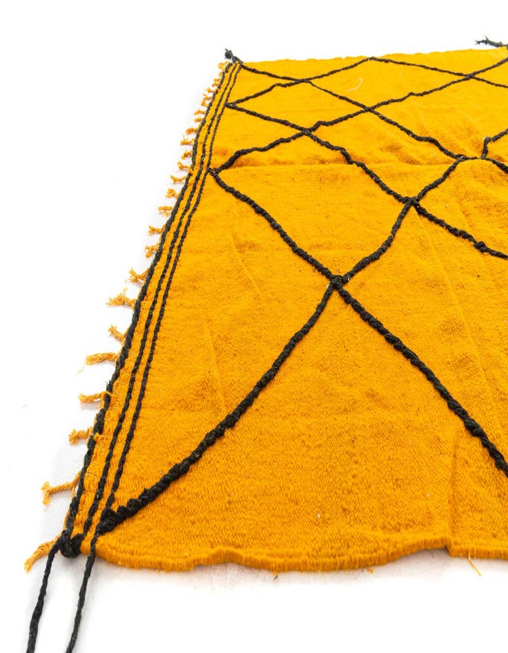 Detail image of 7' x 10' 4  Hand Knotted Moroccan Wool Rug