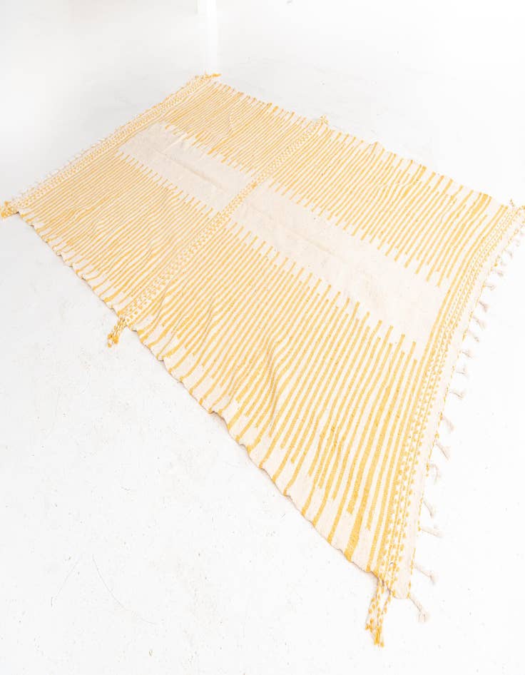 Detail image of 7' x 11'  Hand Knotted Moroccan Wool Rug