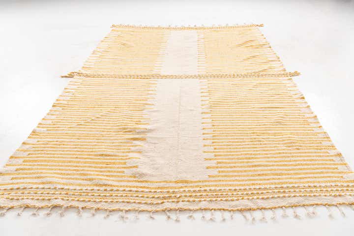 7' x 11' Hand Knotted Moroccan Wool Rug