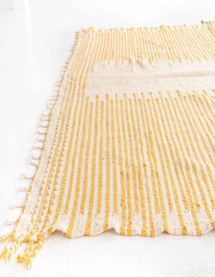 Detail image of 7' x 11' Hand Knotted Moroccan Wool Rug