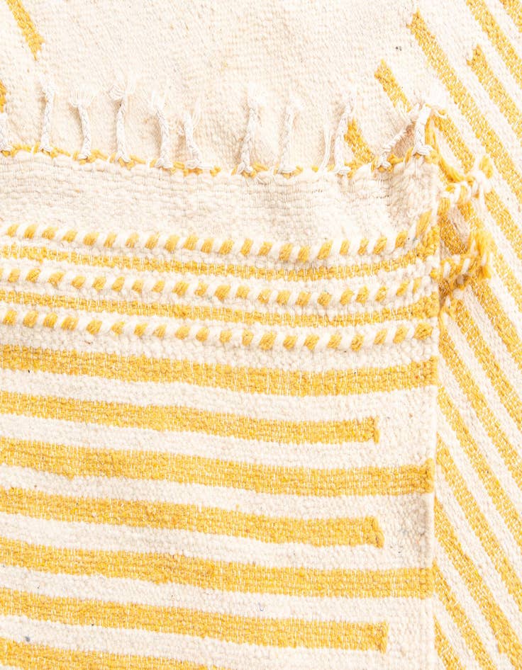 Detail image of 7' x 11'  Hand Knotted Moroccan Wool Rug