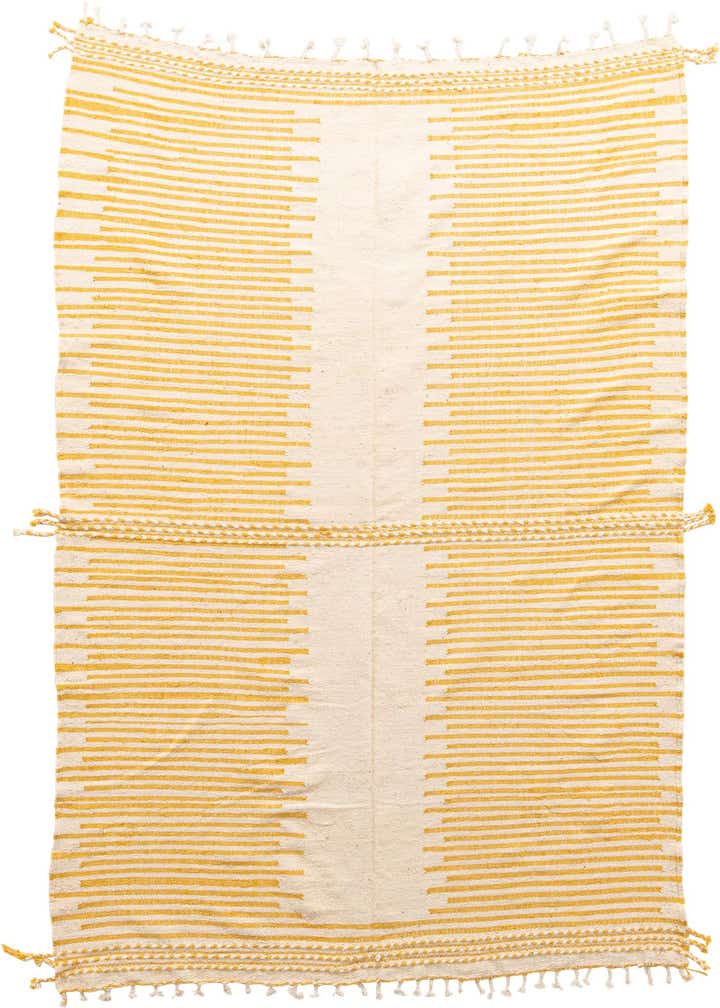 7' x 11' Hand Knotted Moroccan Wool Rug