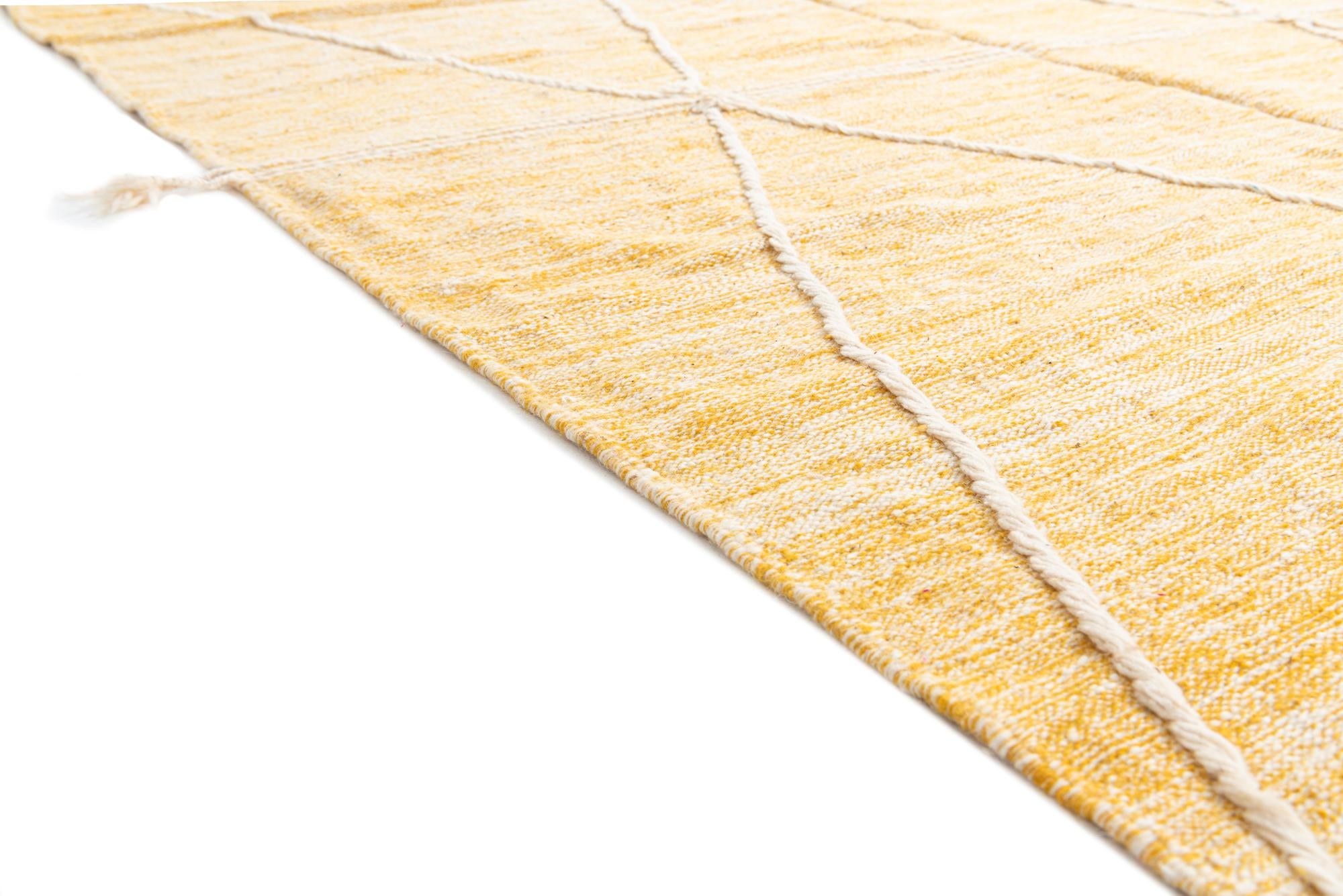 6' 9 x 10' Hand Knotted Moroccan Wool Rug