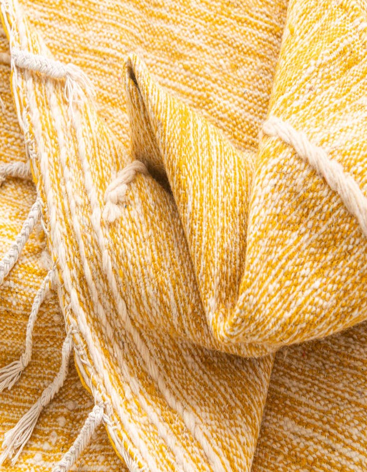 Detail image of 6' 9 x 10'  Hand Knotted Moroccan Wool Rug