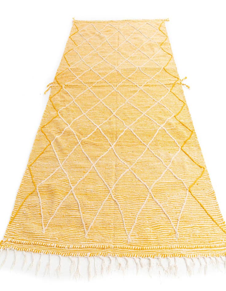 Detail image of 6' 9 x 10' 4 Hand Knotted Moroccan Wool Rug