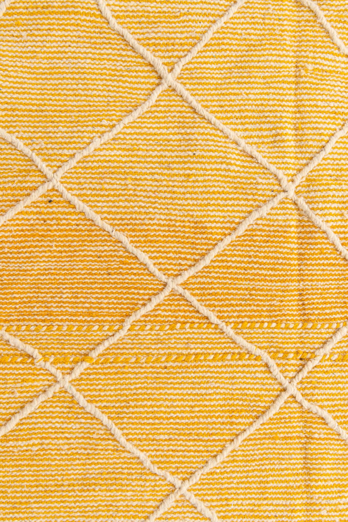 6' 9 x 10' 4 Hand Knotted Moroccan Wool Rug