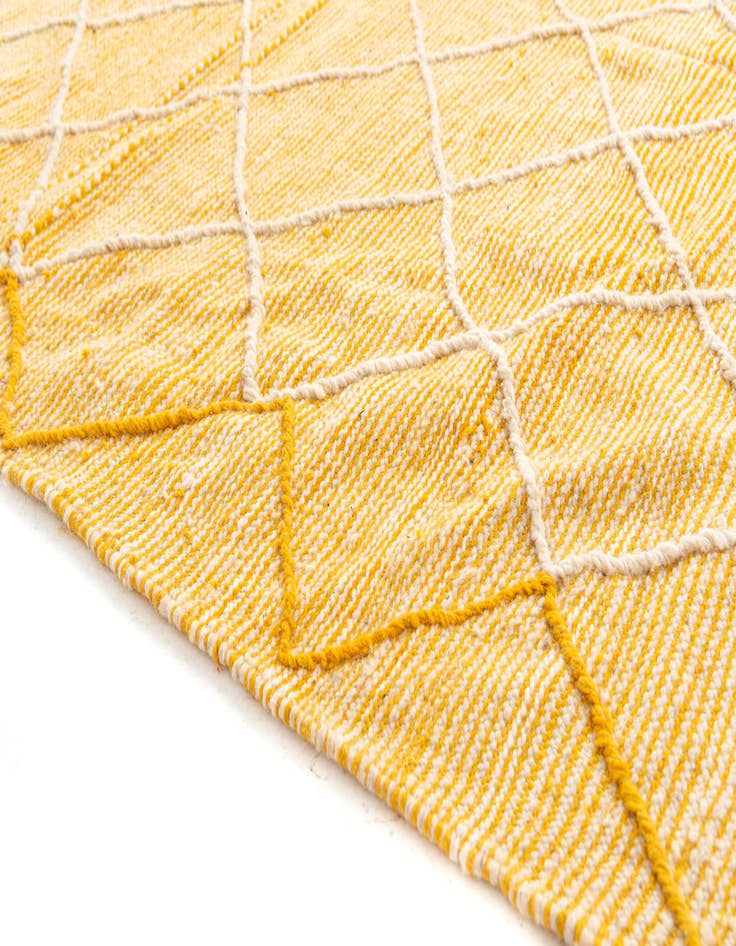 Detail image of 6' 9 x 10' 4 Hand Knotted Moroccan Wool Rug