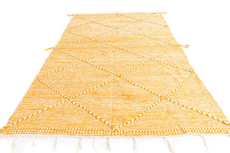 Detail image of 6' x 9' 8 Hand Knotted Moroccan Wool Rug