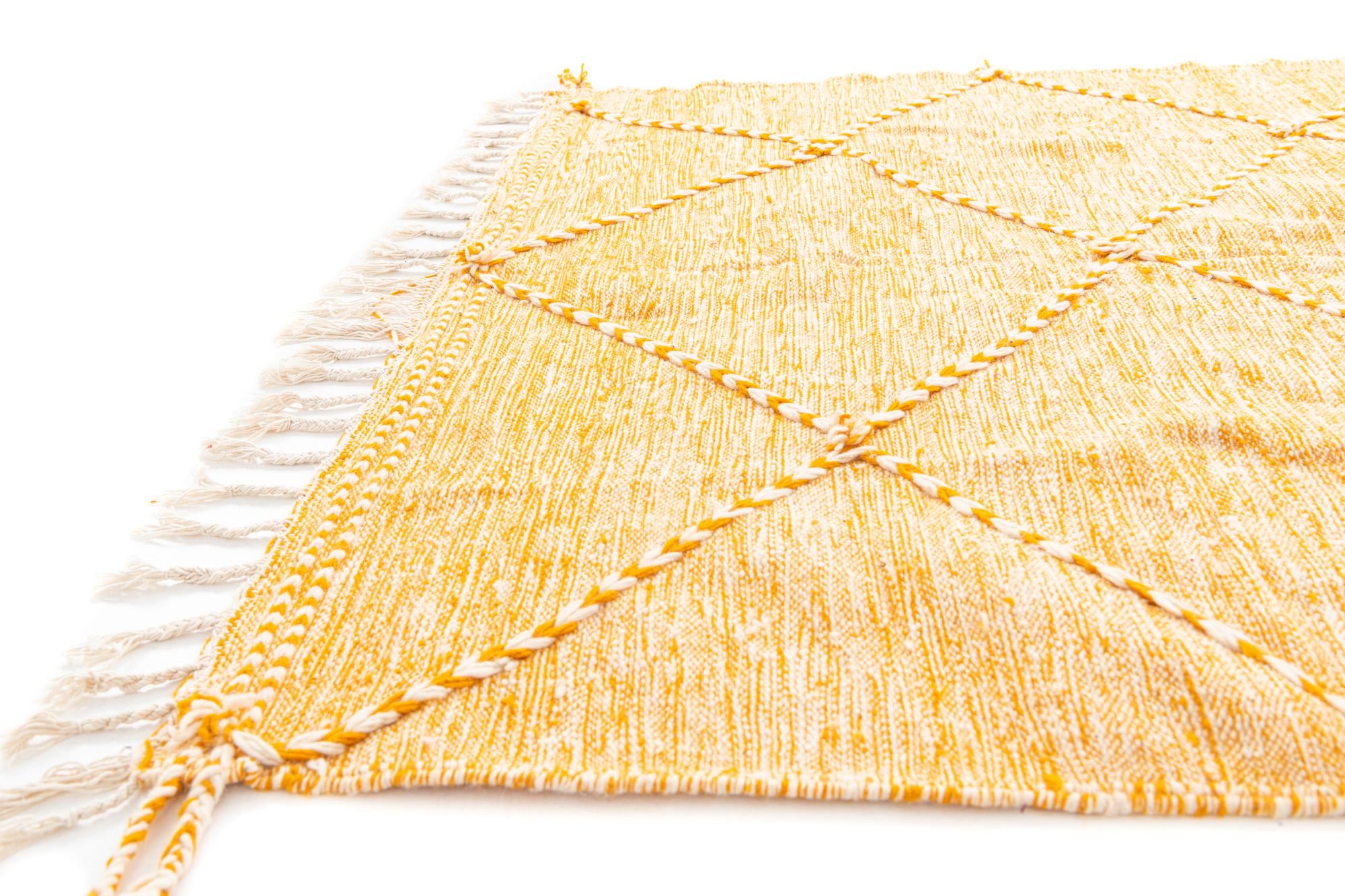 6' x 9' 8 Hand Knotted Moroccan Wool Rug