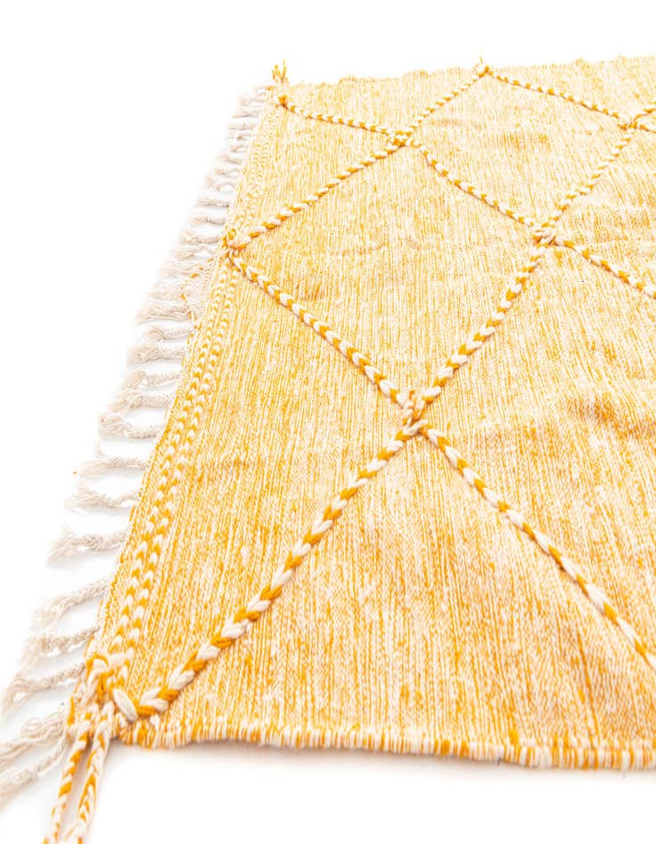 Detail image of 6' x 9' 8  Hand Knotted Moroccan Wool Rug