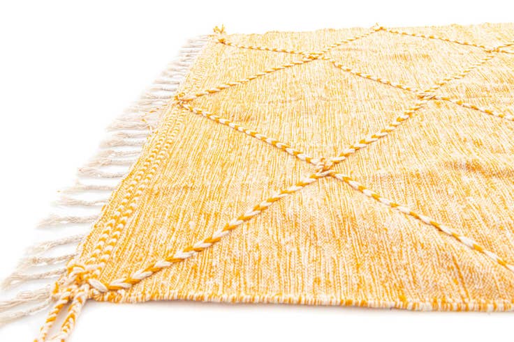 Detail image of 6' x 9' 8 Hand Knotted Moroccan Wool Rug