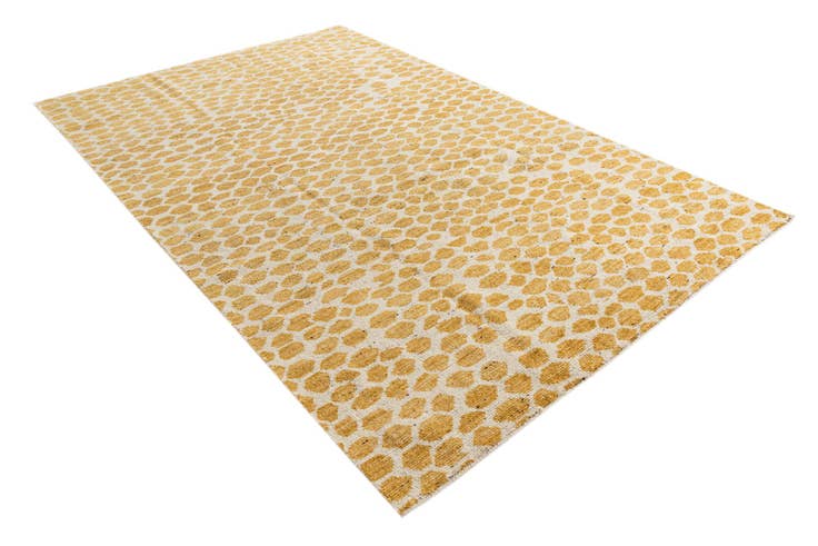 Detail image of 5' 10 x 9' 1 Hand Knotted Moroccan Wool Rug