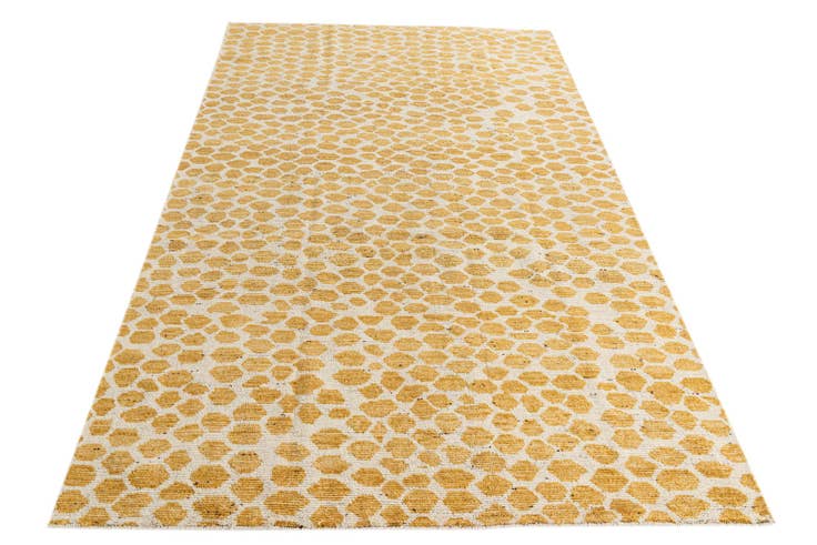 Detail image of 5' 10 x 9' 1 Hand Knotted Moroccan Wool Rug