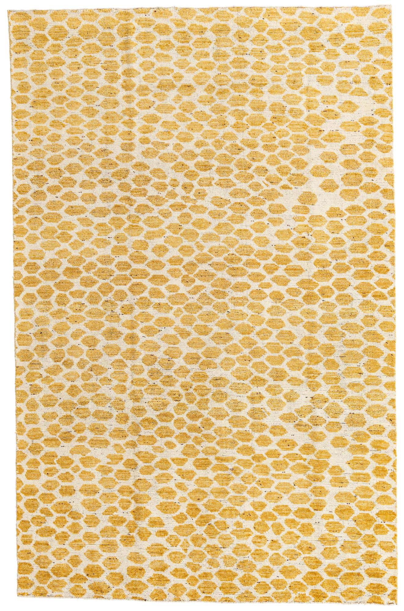 5' 10 x 9' 1 Hand Knotted Moroccan Wool Rug