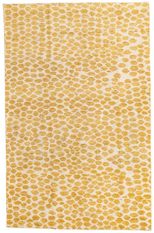 Detail image of 5' 10 x 9' 1 Hand Knotted Moroccan Wool Rug