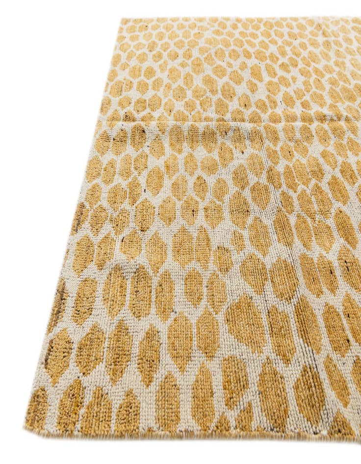 Detail image of 5' x 8'  Hand Knotted Moroccan Wool Rug