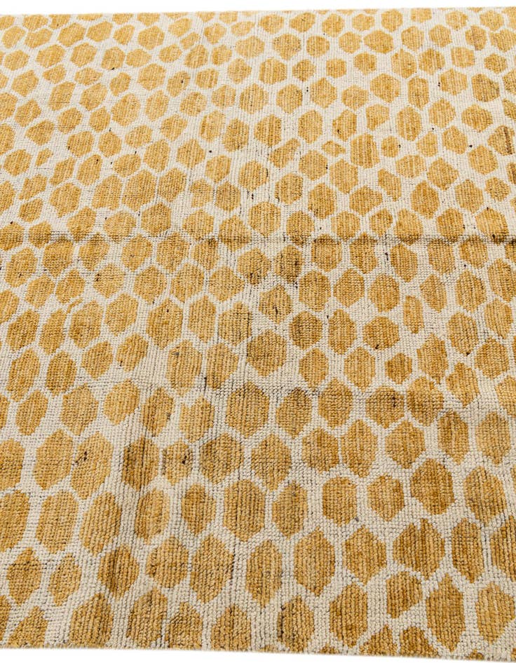 Detail image of 5' x 8'  Hand Knotted Moroccan Wool Rug