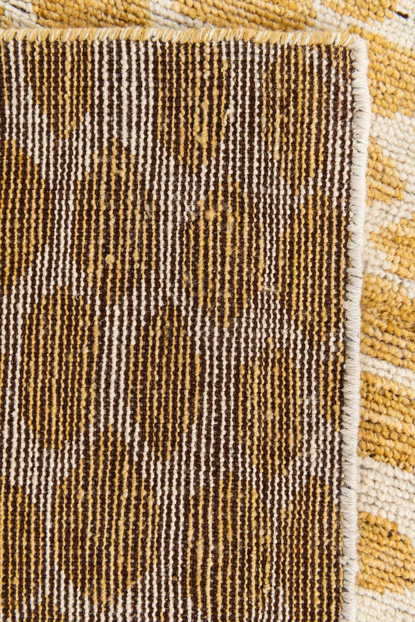 5' x 8' Hand Knotted Moroccan Wool Rug
