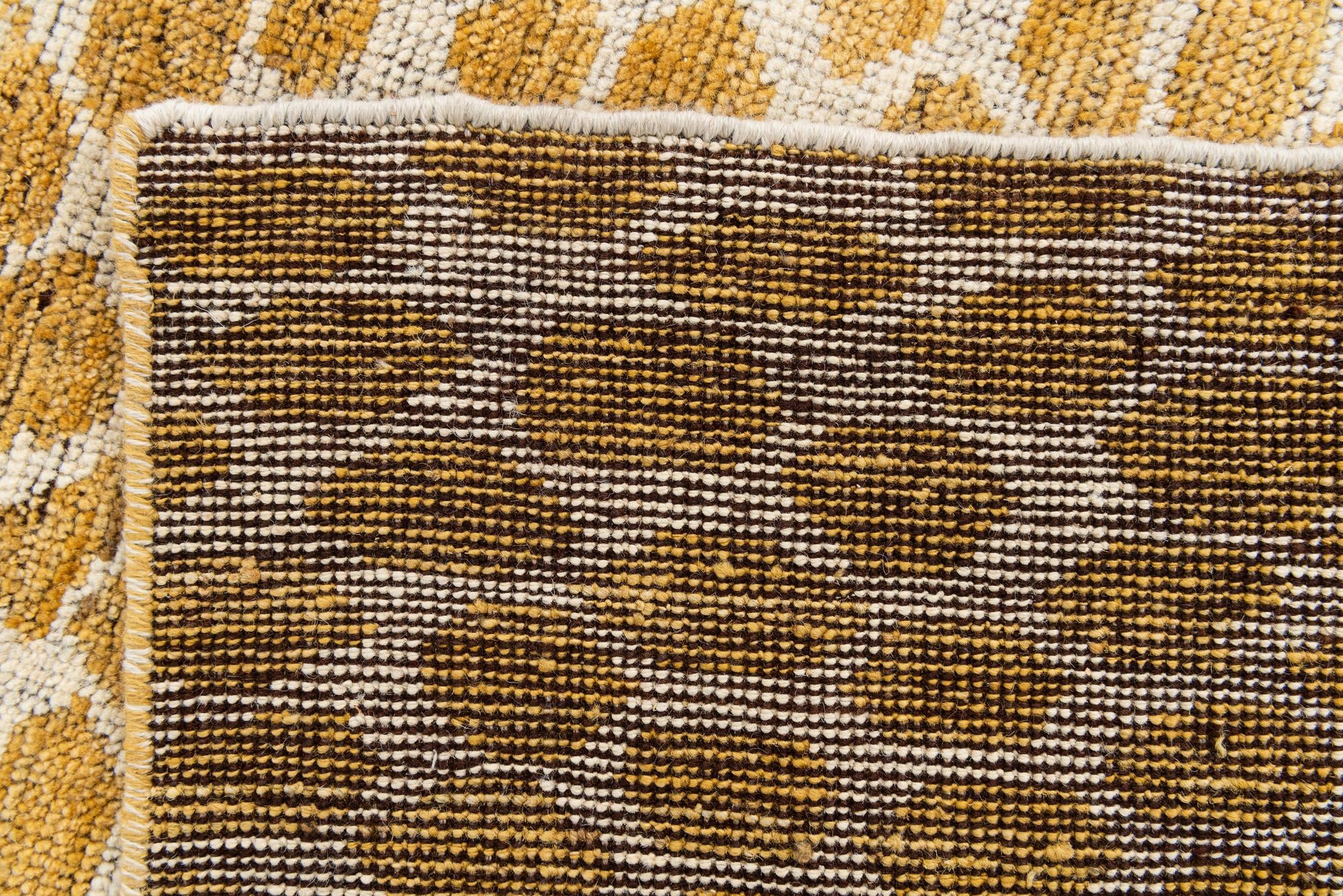 6' x 9' 2 Hand Knotted Moroccan Wool Rug