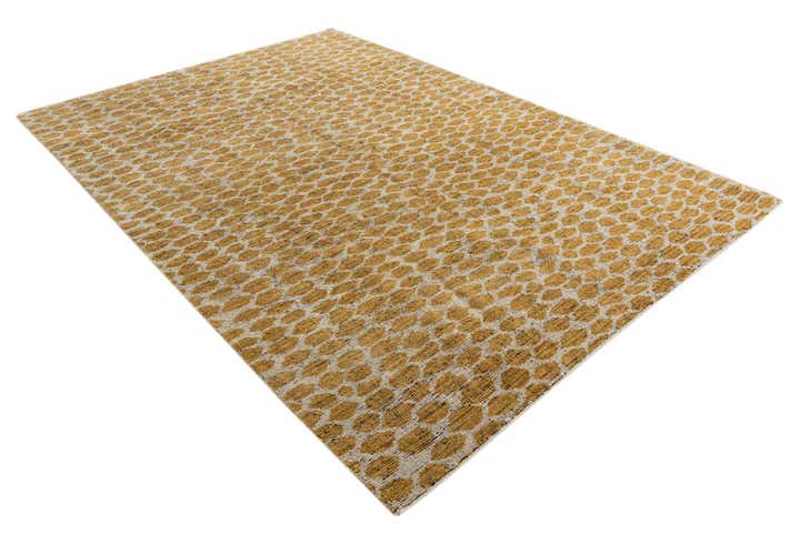 6' 2 x 9' Hand Knotted Moroccan Wool Rug