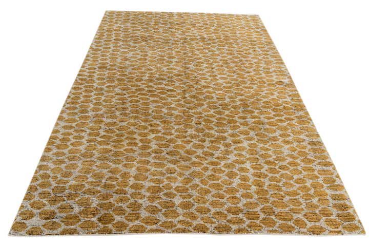 6' 2 x 9' Hand Knotted Moroccan Wool Rug