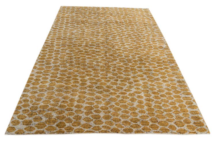 Detail image of 6' 2 x 9' Hand Knotted Moroccan Wool Rug