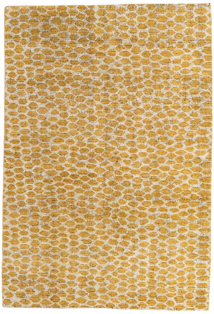 6' 2 x 9' Hand Knotted Moroccan Wool Rug