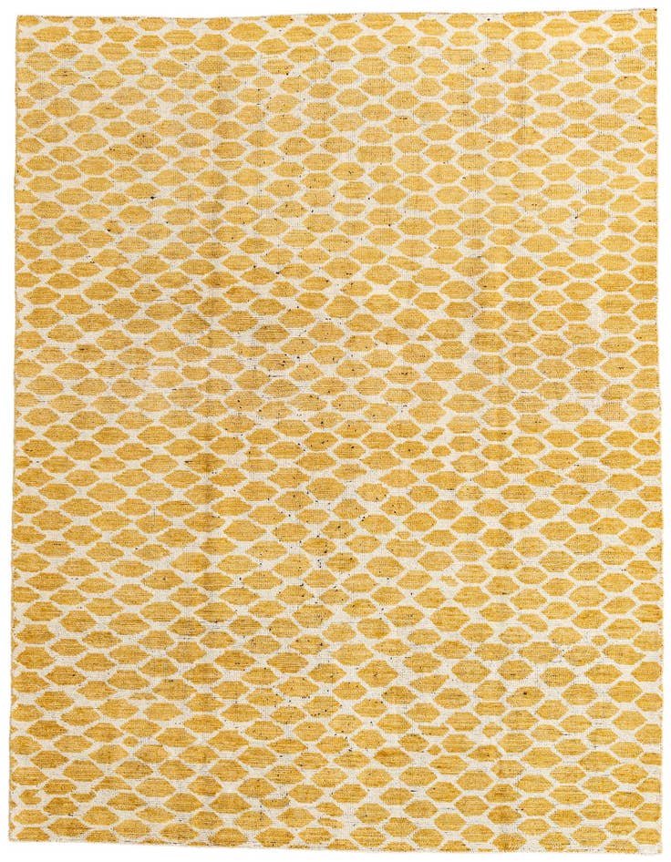 Detail image of 6' x 9' 2 Hand Knotted Moroccan Wool Rug