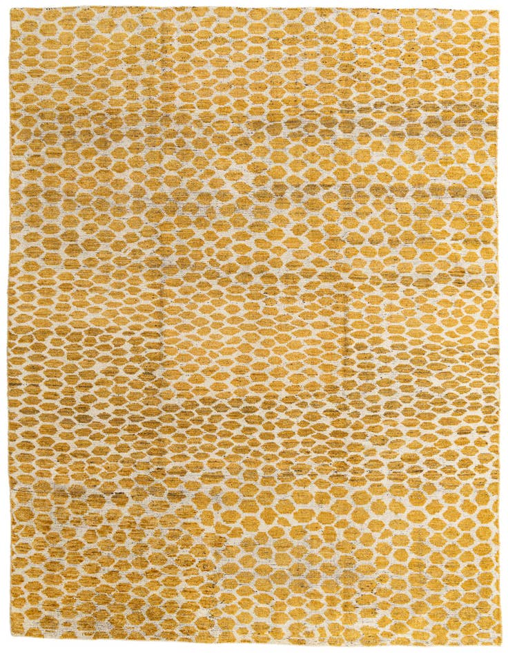 Detail image of 8' x 10' Hand Knotted Moroccan Wool Rug