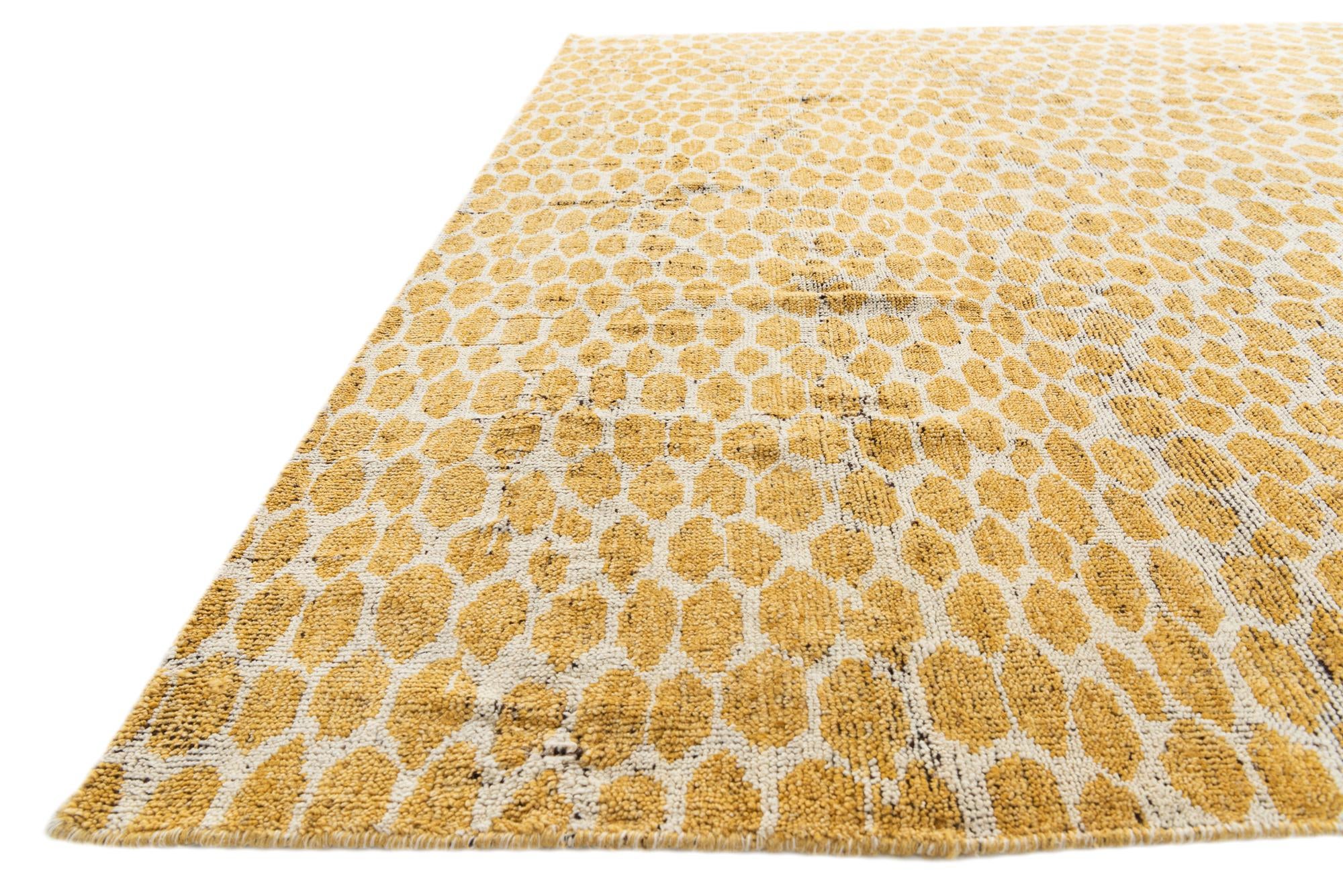 8' 1 x 10' 1 Hand Knotted Moroccan Wool Rug