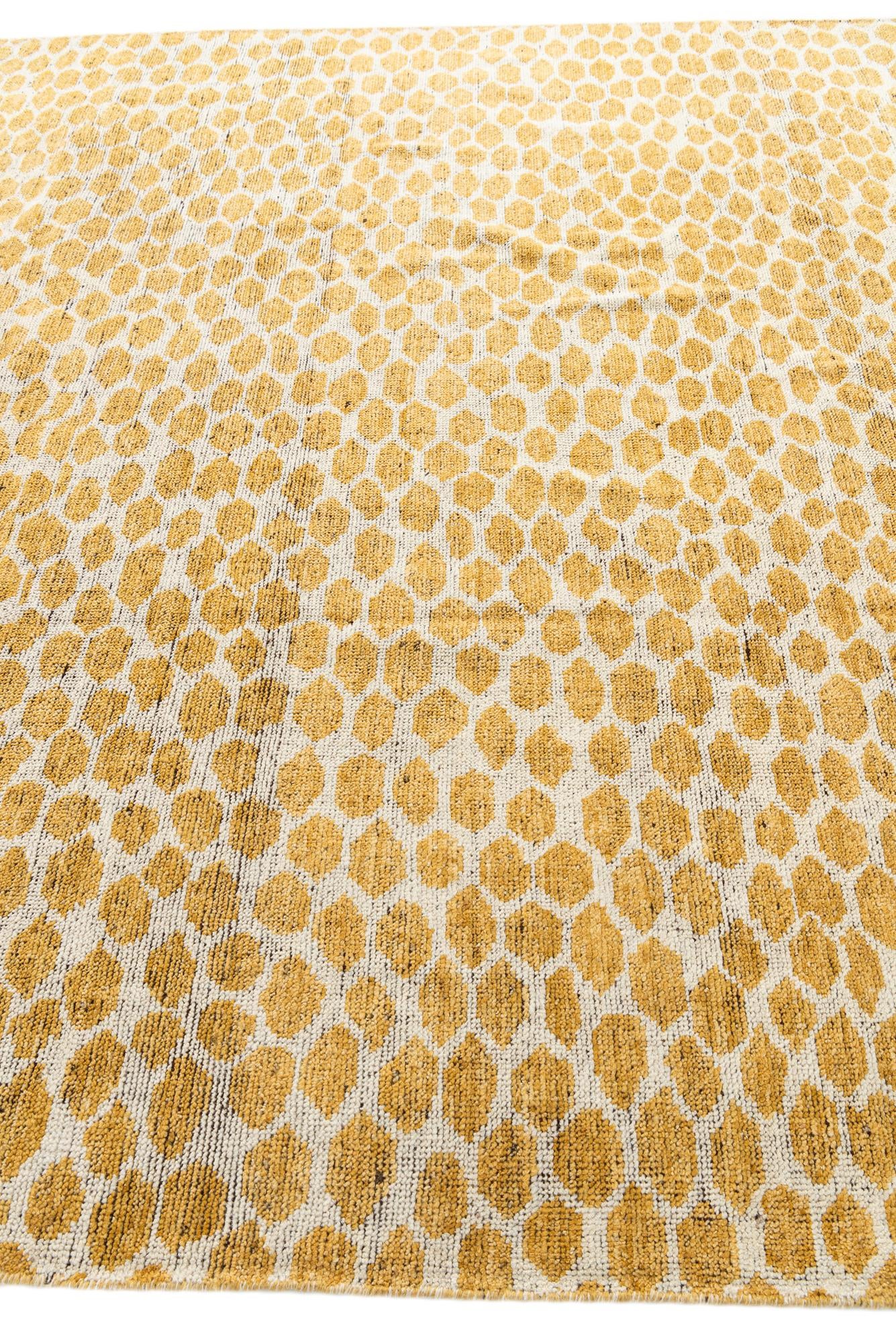 8' 1 x 10' 1 Hand Knotted Moroccan Wool Rug