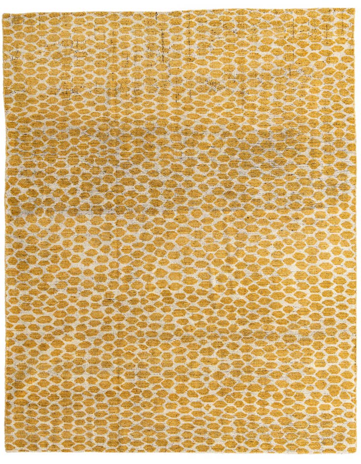 Detail image of 8' 1 x 10' 1 Hand Knotted Moroccan Wool Rug