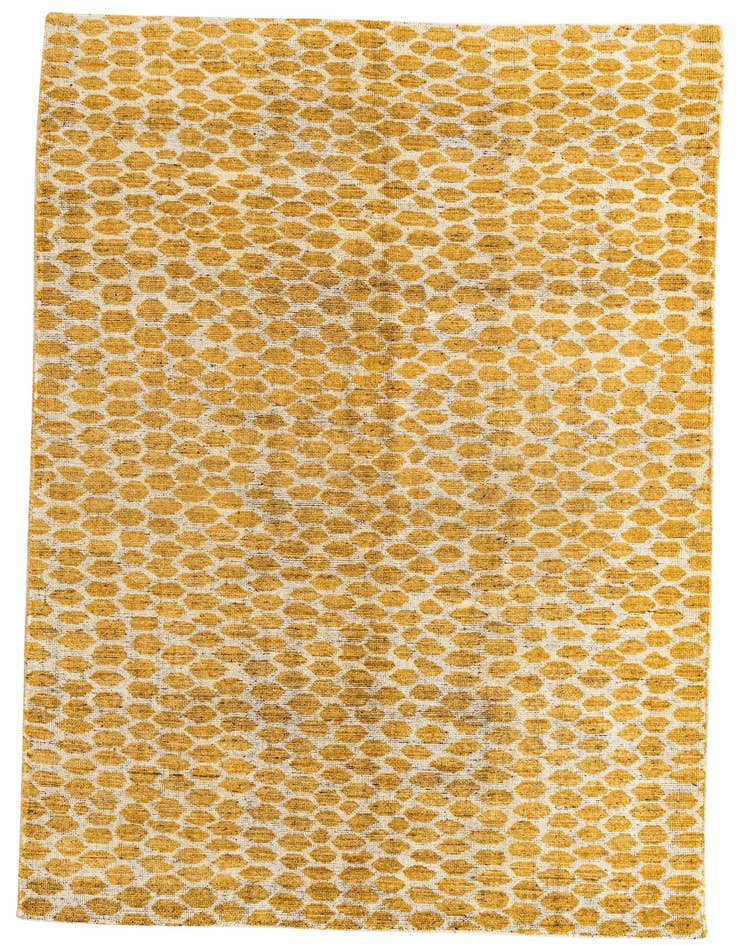 Detail image of 6' x 9' 2 Hand Knotted Moroccan Wool Rug