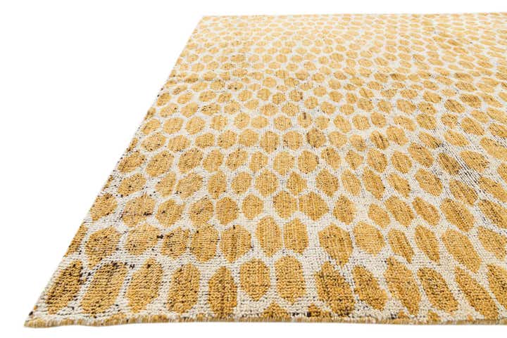 6' 1 x 9' 2 Hand Knotted Moroccan Wool Rug