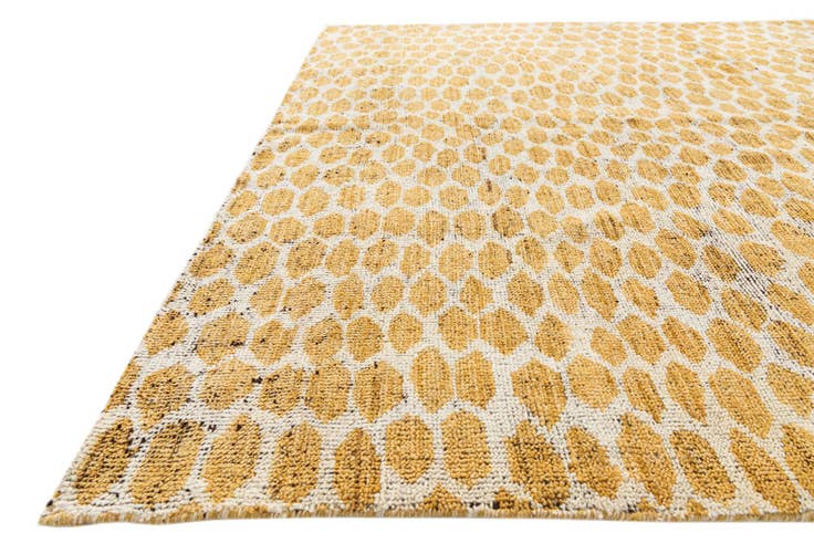 Detail image of 6' 1 x 9' 2 Hand Knotted Moroccan Wool Rug