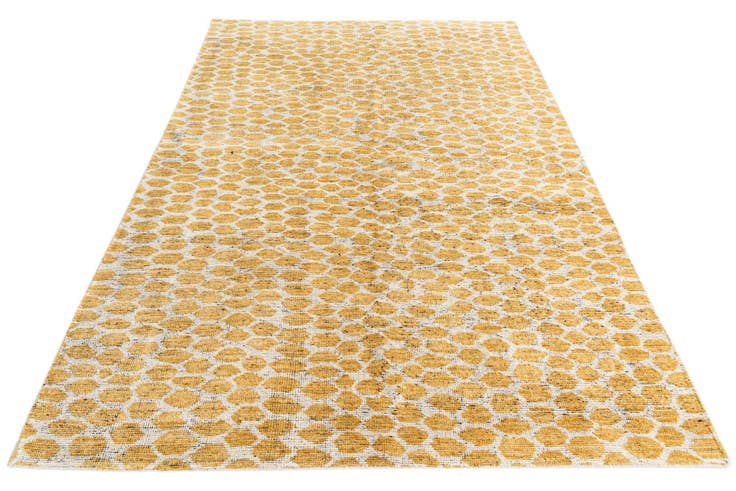 Detail image of 6' x 9' Hand Knotted Moroccan Wool Rug